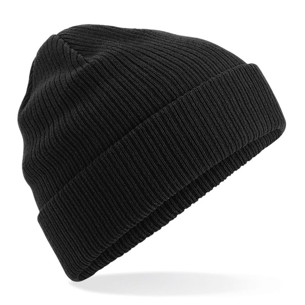 Beechfield Cotton Beanie / Black